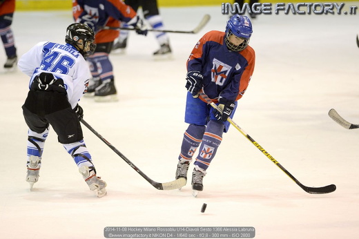 2014-11-08 Hockey Milano Rossoblu U14-Diavoli Sesto 1366 Alessia Labruna